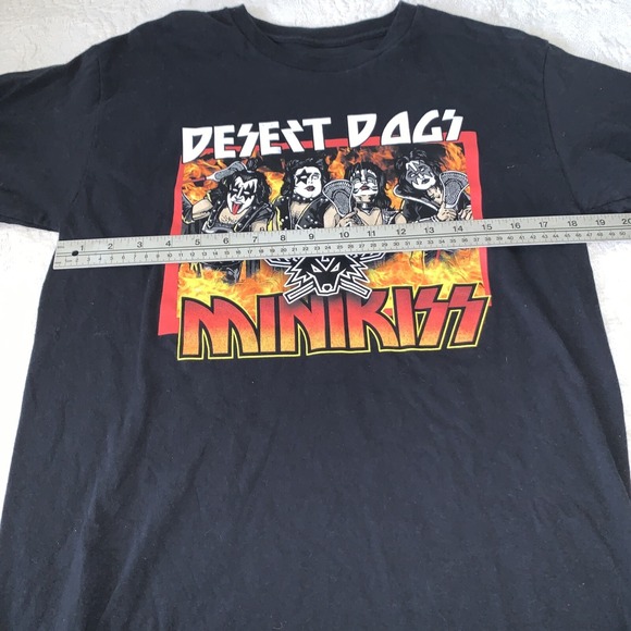 Las Vegas Desert Dogs T-Shirt Lacrosse Minikiss Men Black Med Short Sleeve NLL - Picture 4 of 6